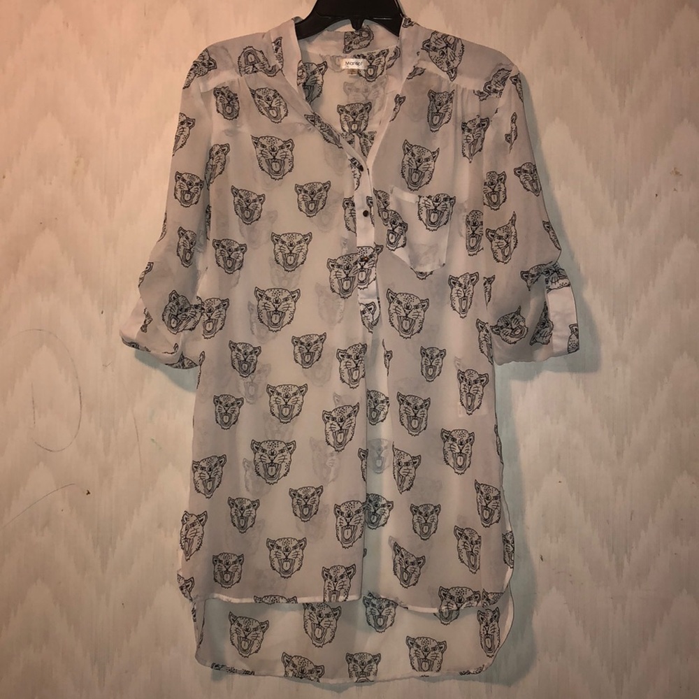 Sheer tunic